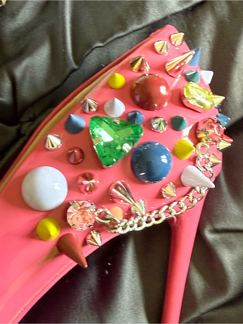 Steve Madden Hot Pink Jeweled
Veronicka SZ8 NEW

Rare/Sold Out/PERFECT CONDITION - Picture 14 of 16